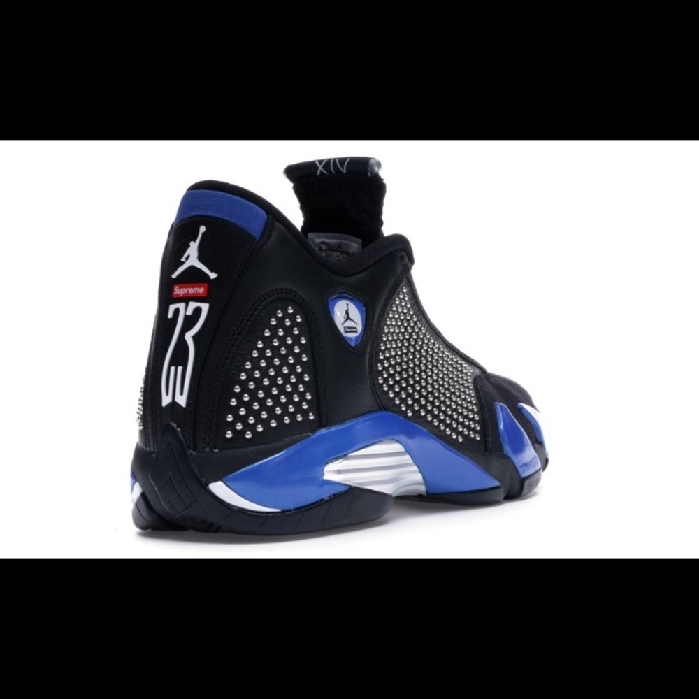 Jordan 14 Retro Supreme Black - Picture 2 of 7